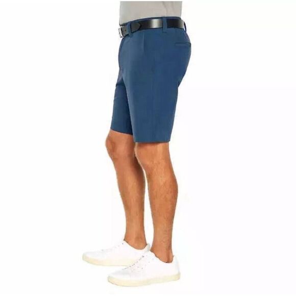 BANANA REPUBLIC Shorts Mens 40 Blue Comfort Waist Stretch Wicking Flat Front NWT - Picture 4 of 10